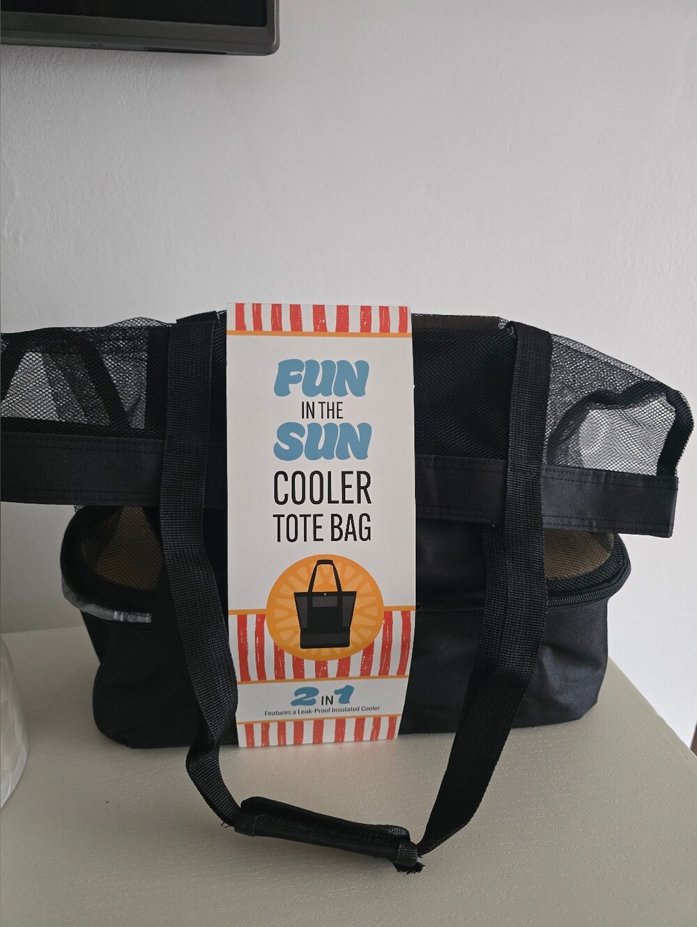 Catalonia 2-in-1 Mesh Beach Tote Bag